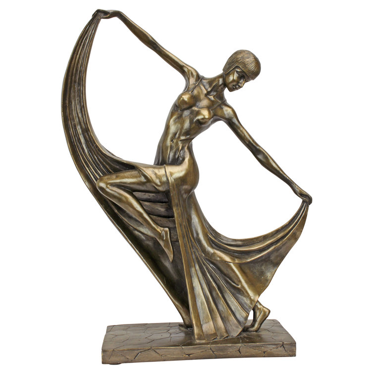 Design Toscano Mistress of the Dance Art Deco Figurine & Reviews